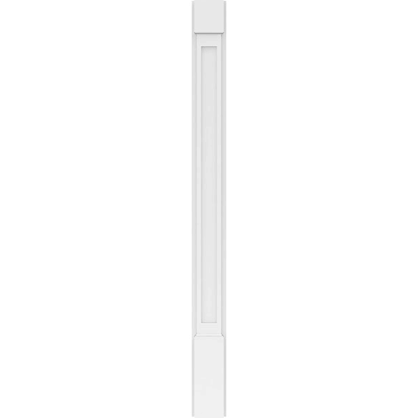 Flat Panel PVC Pilaster with Capital & Base (Pair) C9772