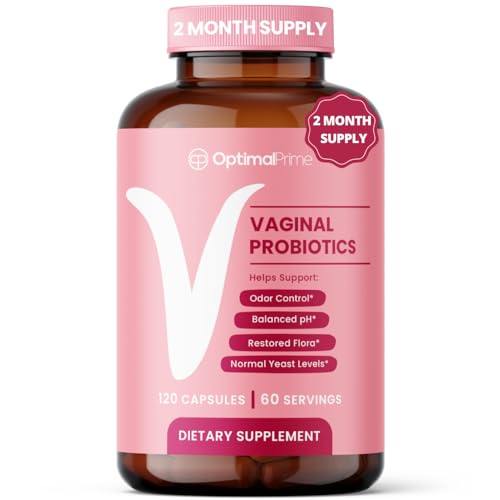 60 Capsules Vaginal Probiotics with Prebiotics and Cranberry Extract H635