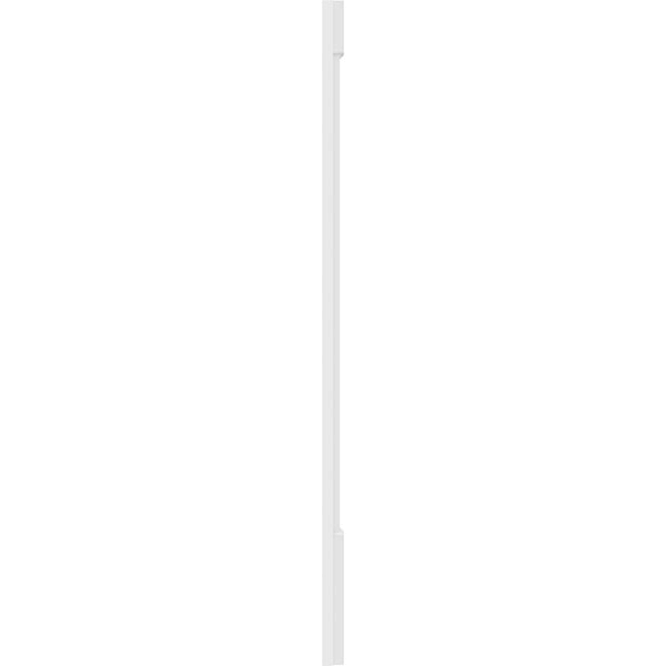 Flat Panel PVC Pilaster with Capital & Base (Pair) C9772