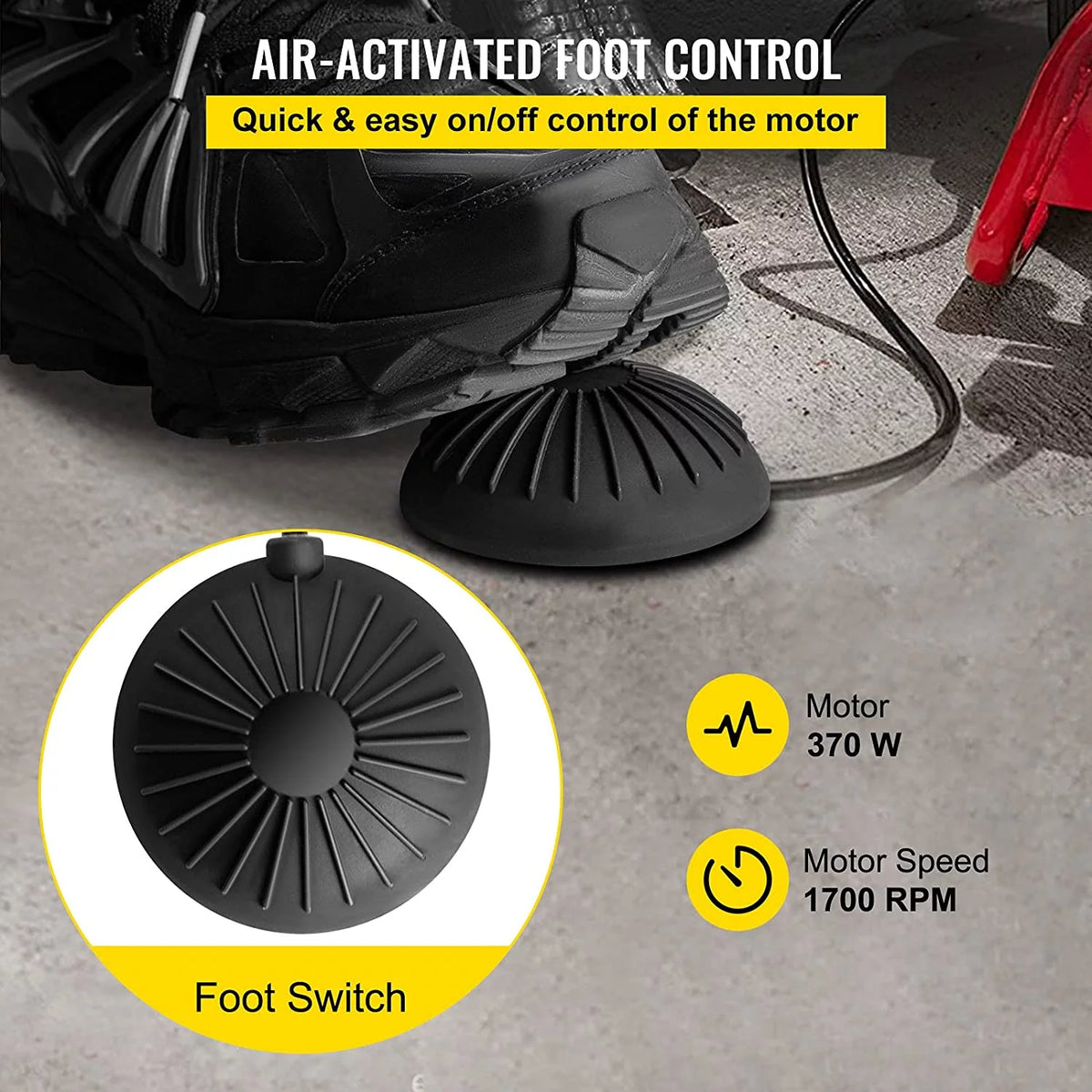 75ft x 1/2 in 370W Electric Drain Auger U4589