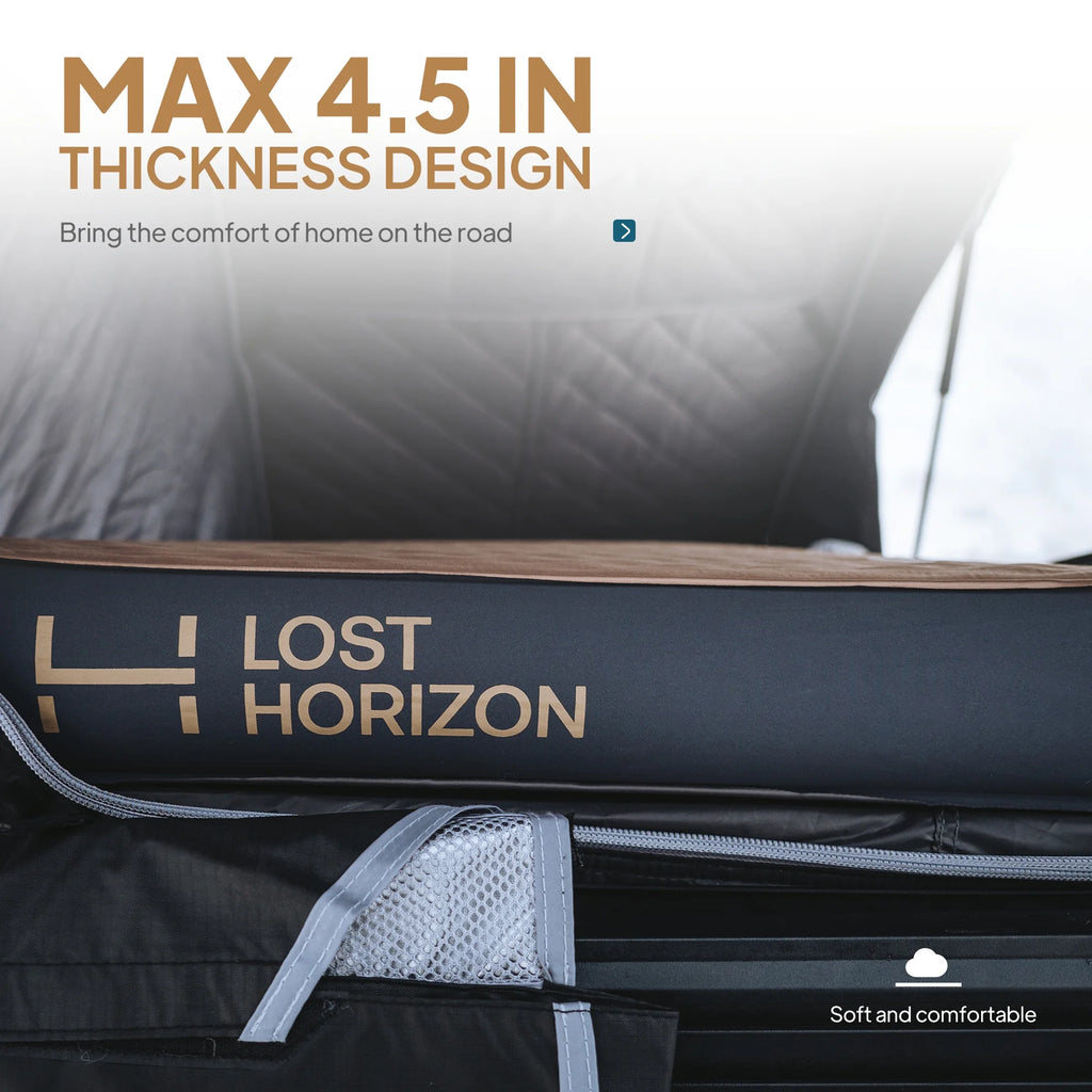4.5" Thick Self Inflating Sleeping Pad with Solid Foam H440