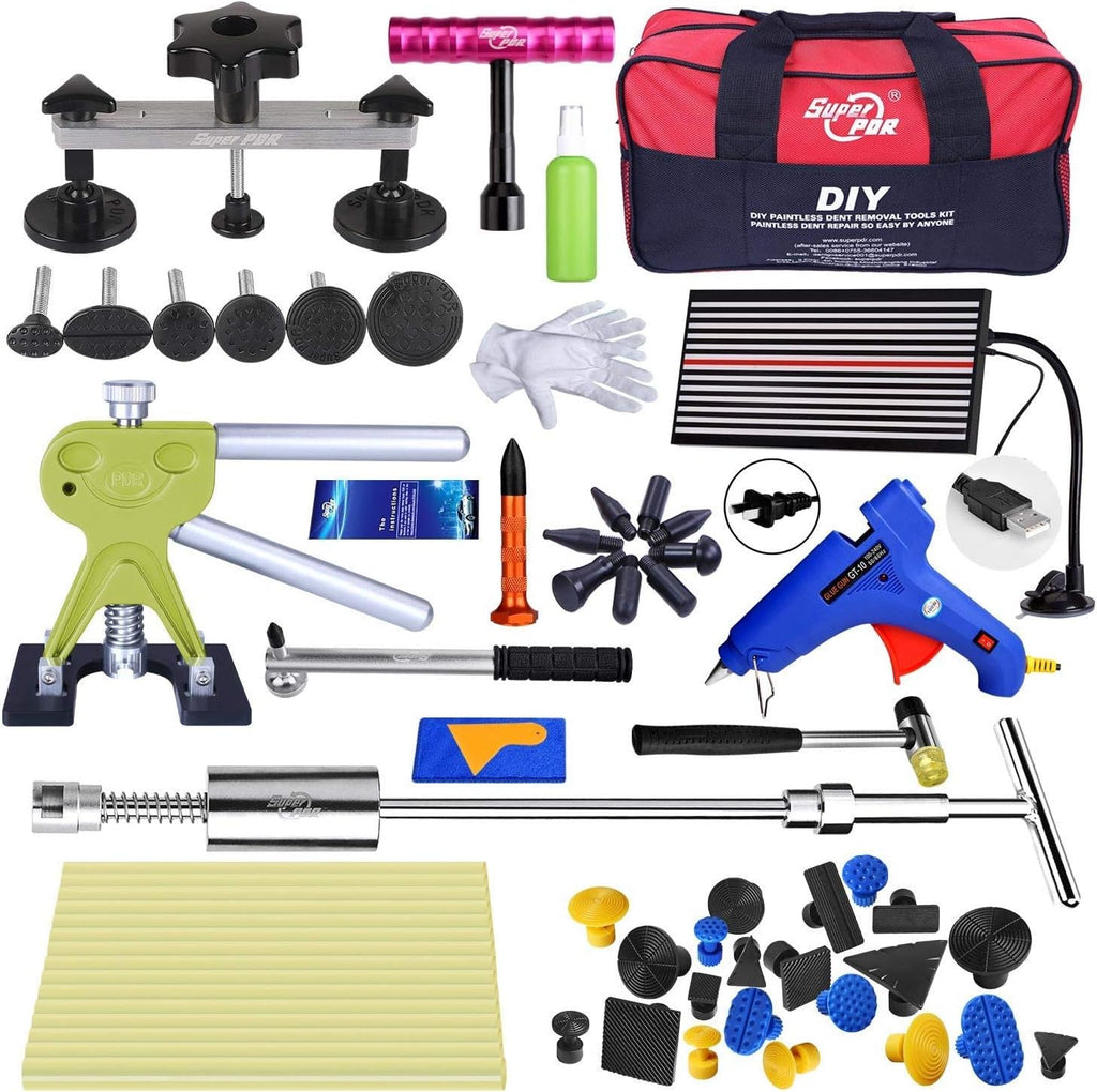 Paintless Dent Removal Tools Auto Dent Repair Kit Puller Sets F8253