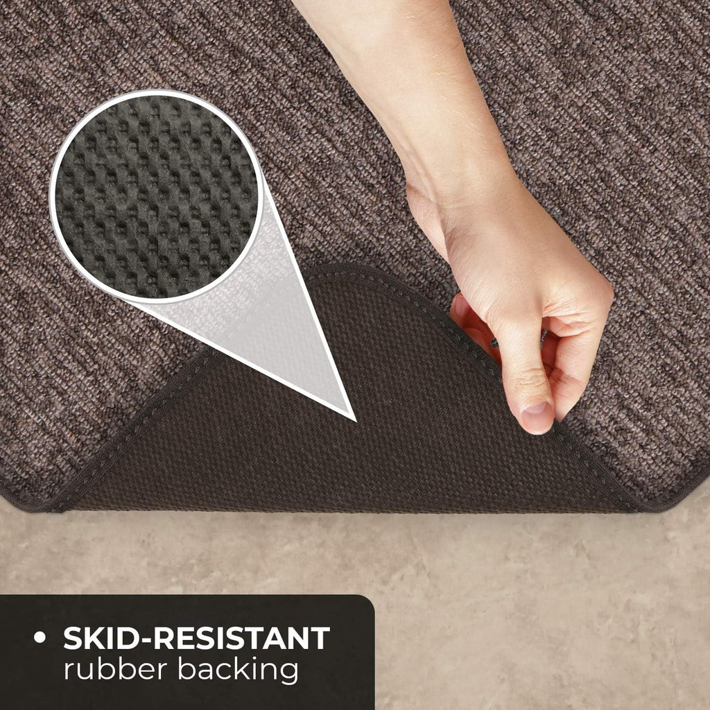 Skid-Resistant Carpet Runner Pebble Gray 20 Feet X 27 Inches H41824
