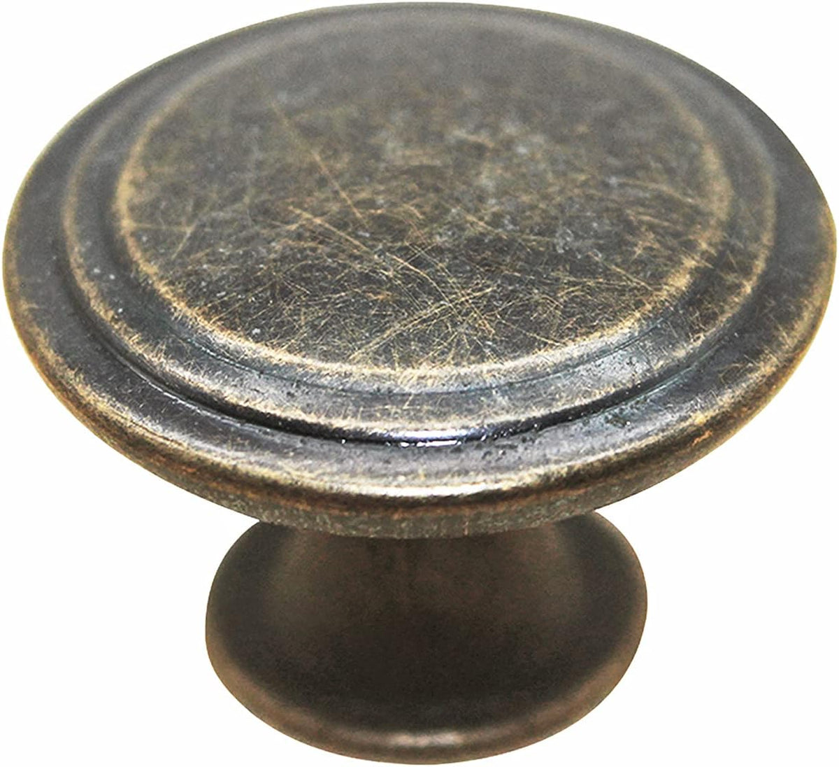 Antique Brass 6 Pack 1.18 inch Cabinet Knobs and Pulls R5102