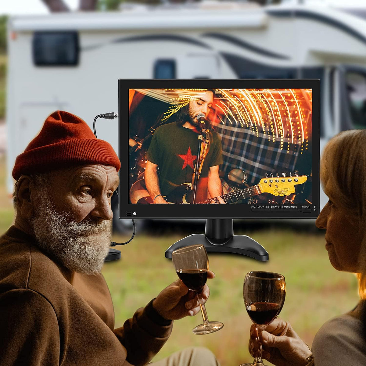 14inch Rechargeable Portable TV with Digital Tuner W961