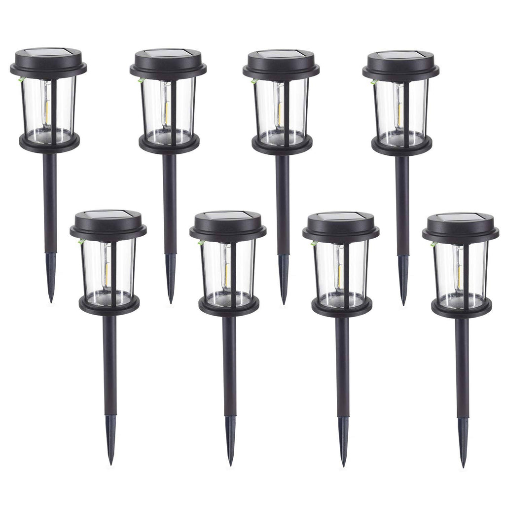 Warm Yellow Solar LED Pathway Lights Q1149