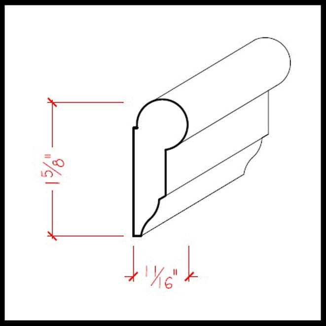 Picture Rail Moulding F84391