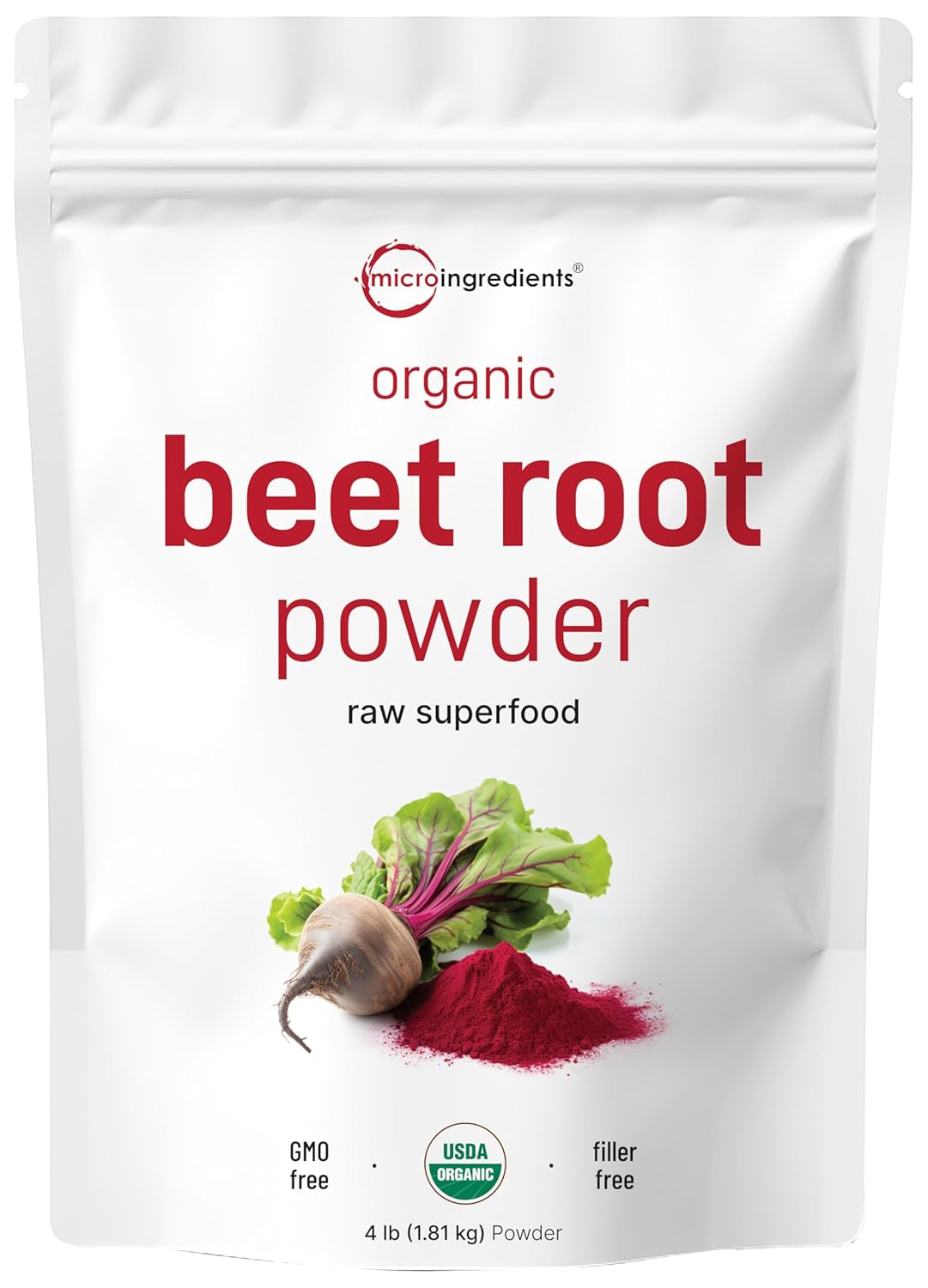 Organic Beet Root Powder, 4 Pounds B150