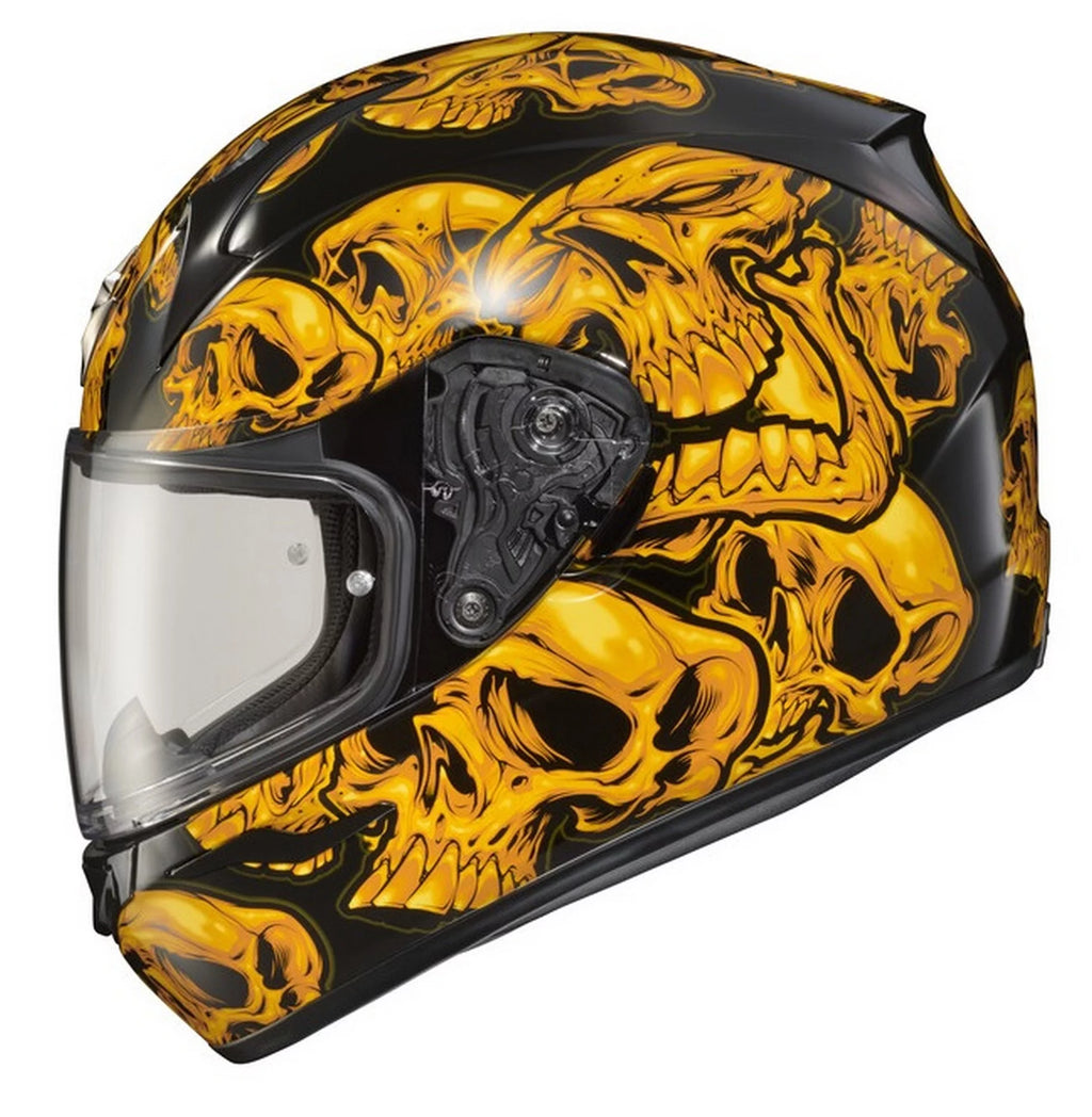 Orange Motorcycle Helmet X432021