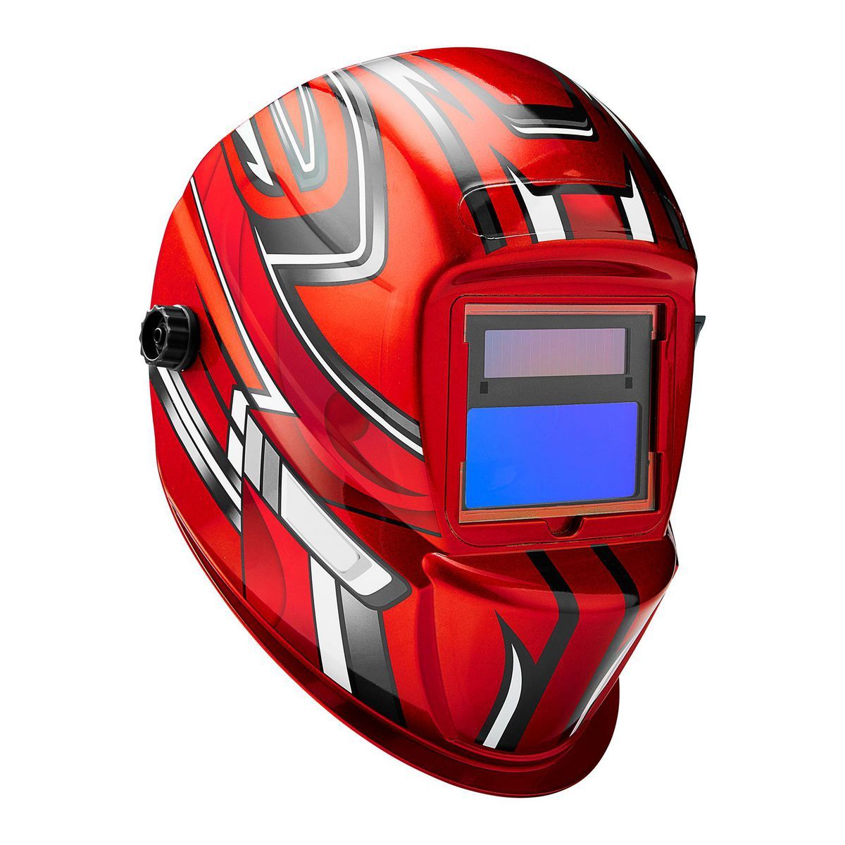 Red Auto-Darkening Welding Helmet D258378