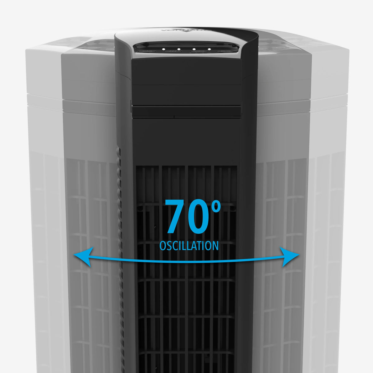 Oscillating Tower Fan with Remote Control, 40 Tall, Black K6427
