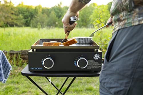 Black 2-Burner Tabletop Griddle T993361