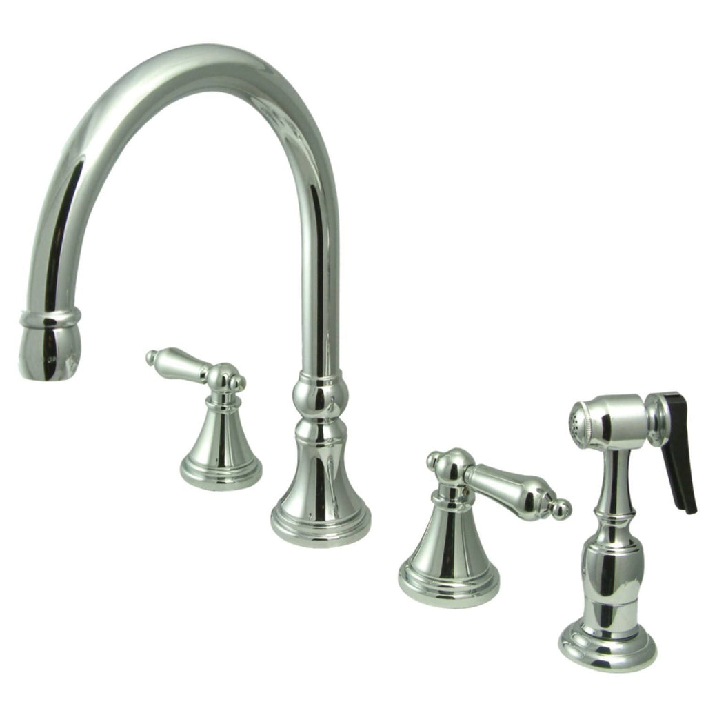 Widespread Kitchen Faucet Oil Rubbed Bronze J944285