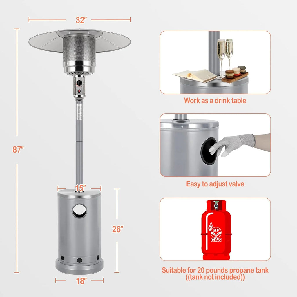 50,000 BTU Outdoor Propane Gas Heater R4335