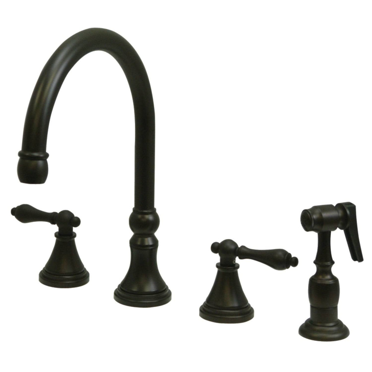Widespread Kitchen Faucet Oil Rubbed Bronze J944285