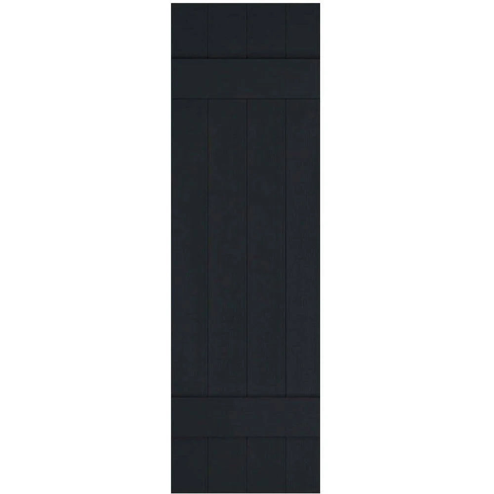 Vinyl Board-n-Batten Shutters, Per Pair G125