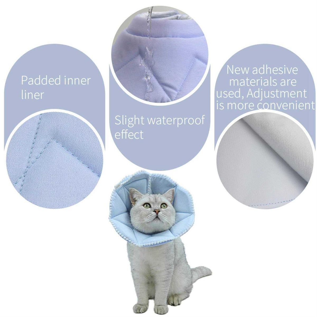 Soft Adjustable Cat Recovery Collar W663828