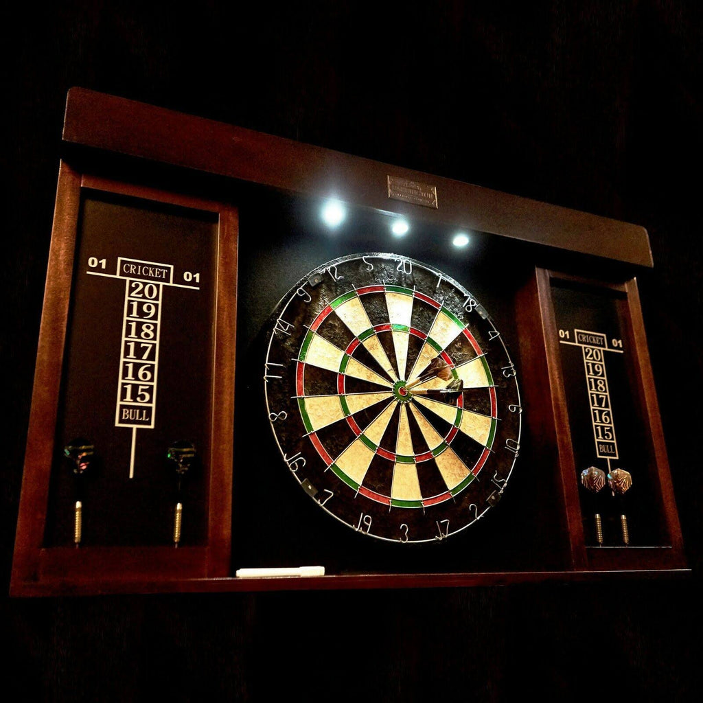 40 inch Dartboard Cabinet with LED Light Y54552