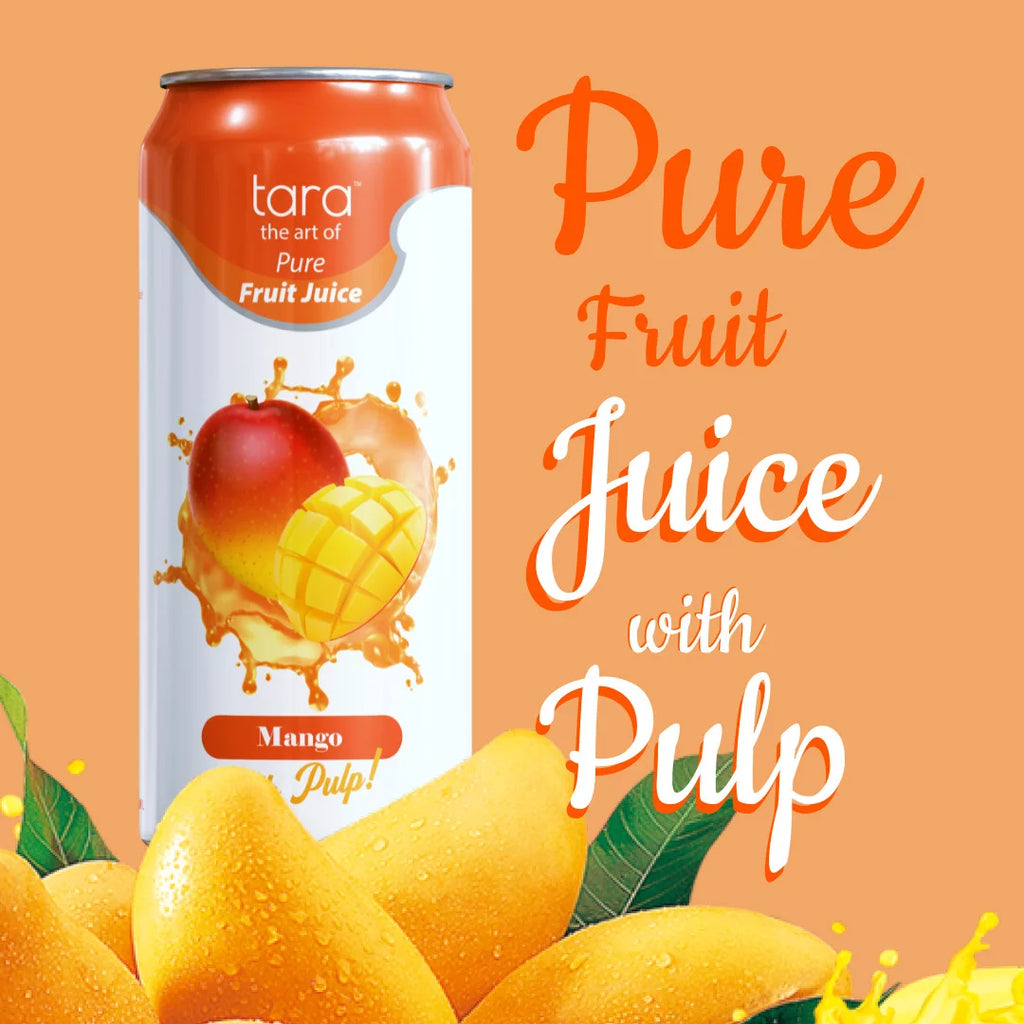 Pure Fruit Juice With Pulp Mango 16.9 fl.oz 12 Pack A407384