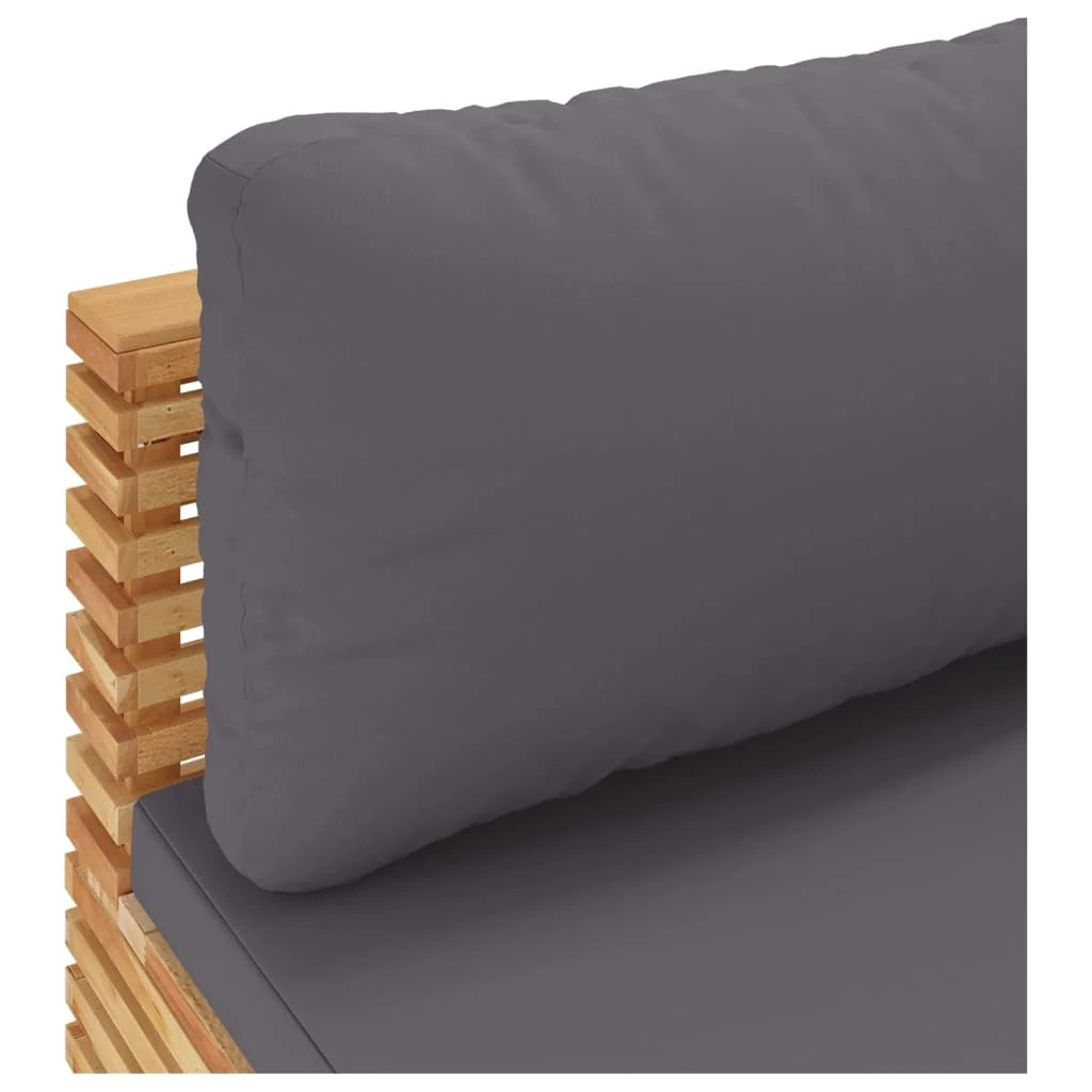 Dark Gray Teak Patio Sofa N44224