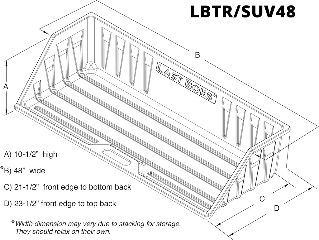 Mid Size Truck Bed Cargo Box Organizer S724