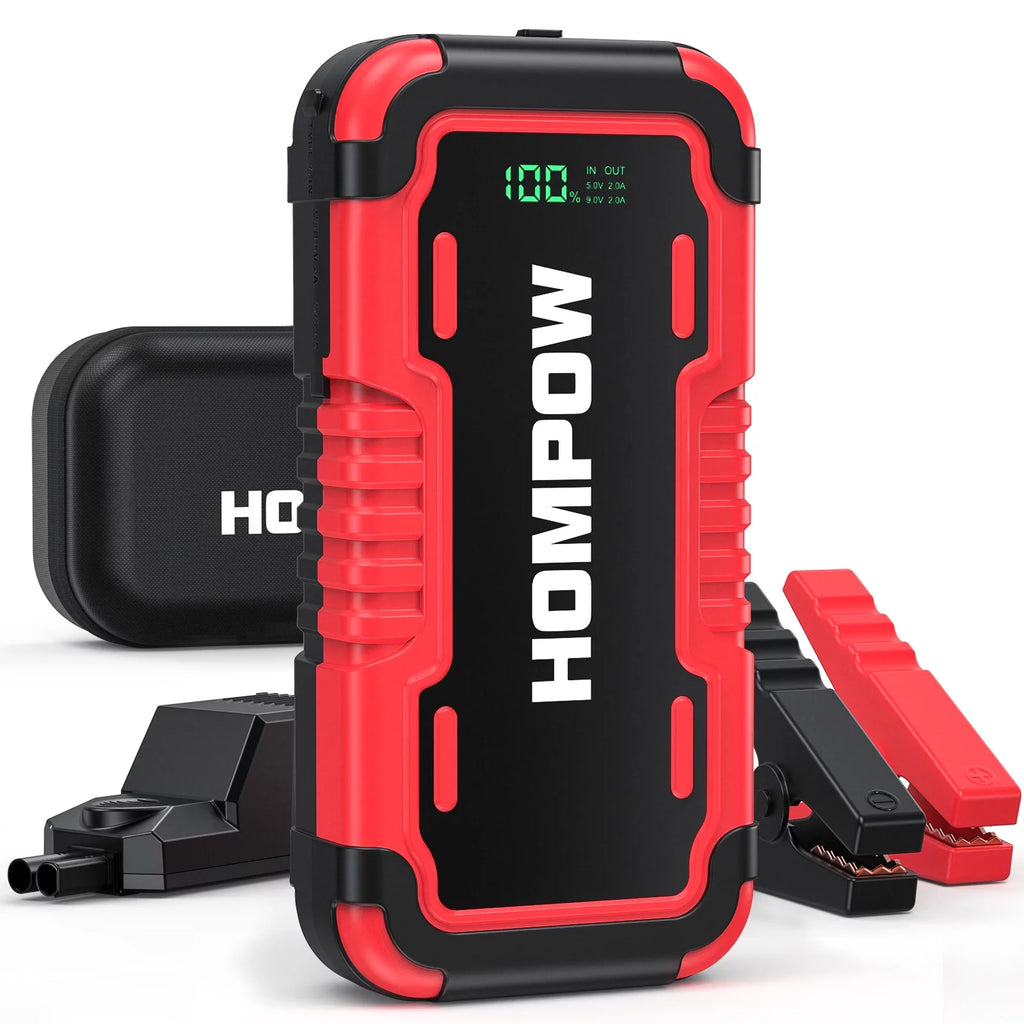 2000A Peak 18000mAh Lithium Jump Starter Battery Pack K8926