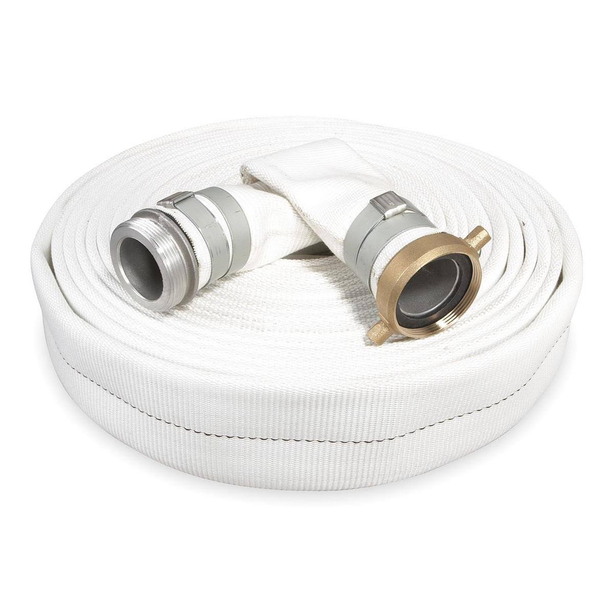 3x22 ID x 50 ft Rubber Water Discharge Hose 125 PSI A702946