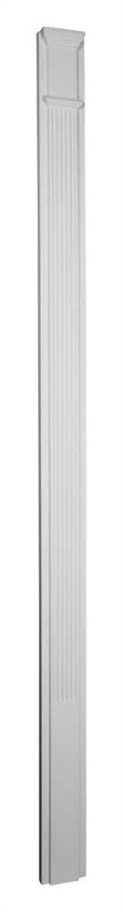 Fluted Pilaster with Attached Plinth R666327