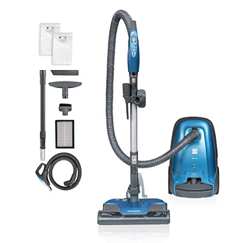 Lightweight Bagged Canister Vacuum Cleaner with HEPA and 4 Cleaning Tools K335527