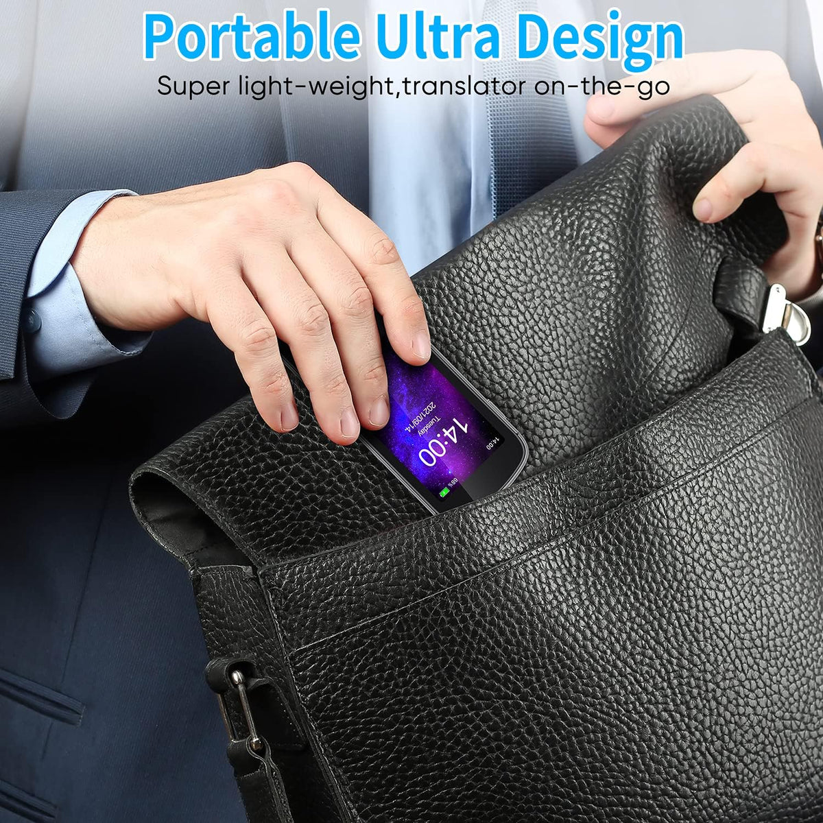 Portable 127 Languages Two Way Instant Voice Translator Device with 3.0 HD Touch Screen F5444