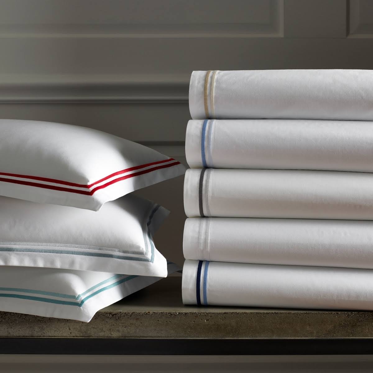 Azure Full/Queen Flat Sheet K38342