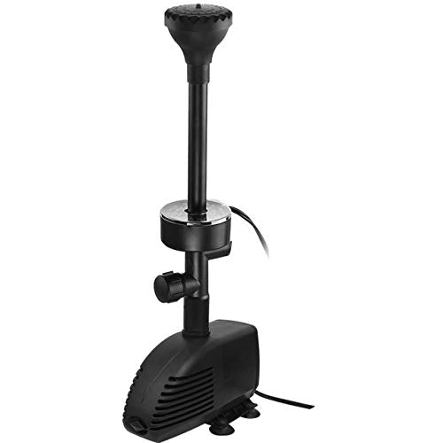 660GPH Submersible Pump with Filter and RGB LED Light B630