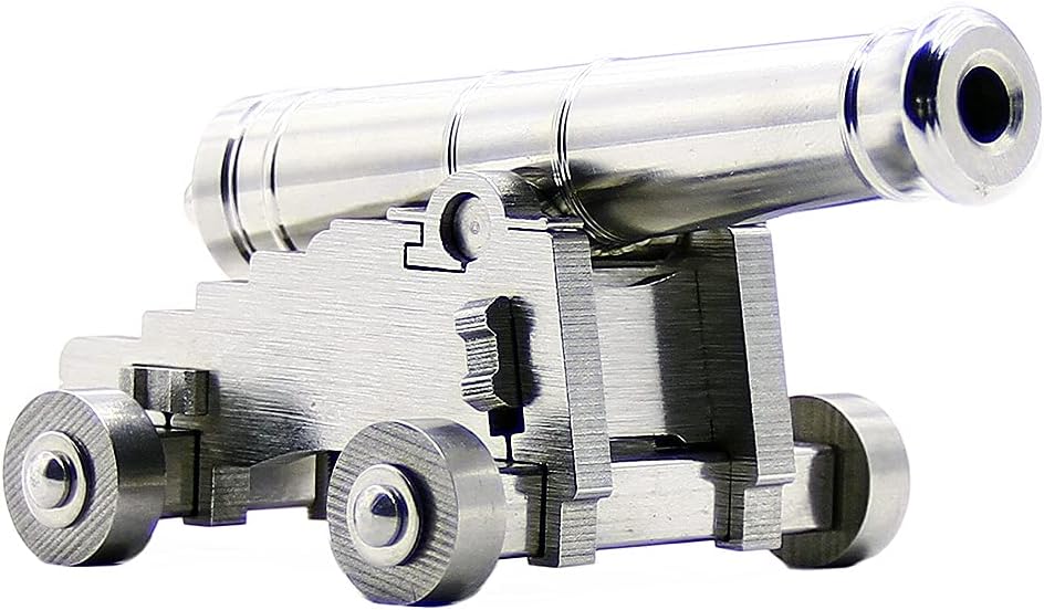 Mini Cannon Stainless Steel Model Pack of 2 T1555