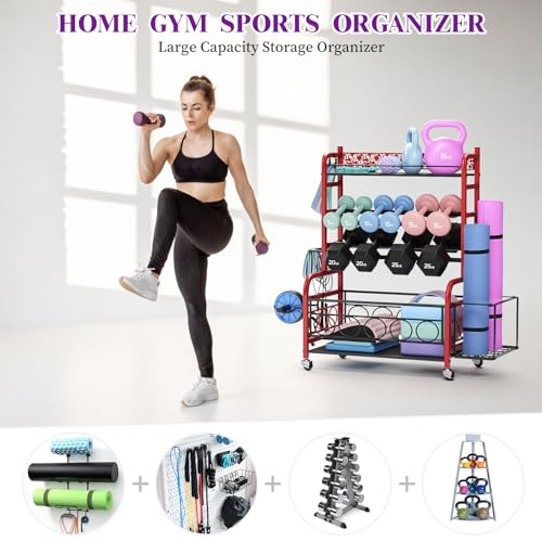 Dumbbell Rack with Wheels O6979