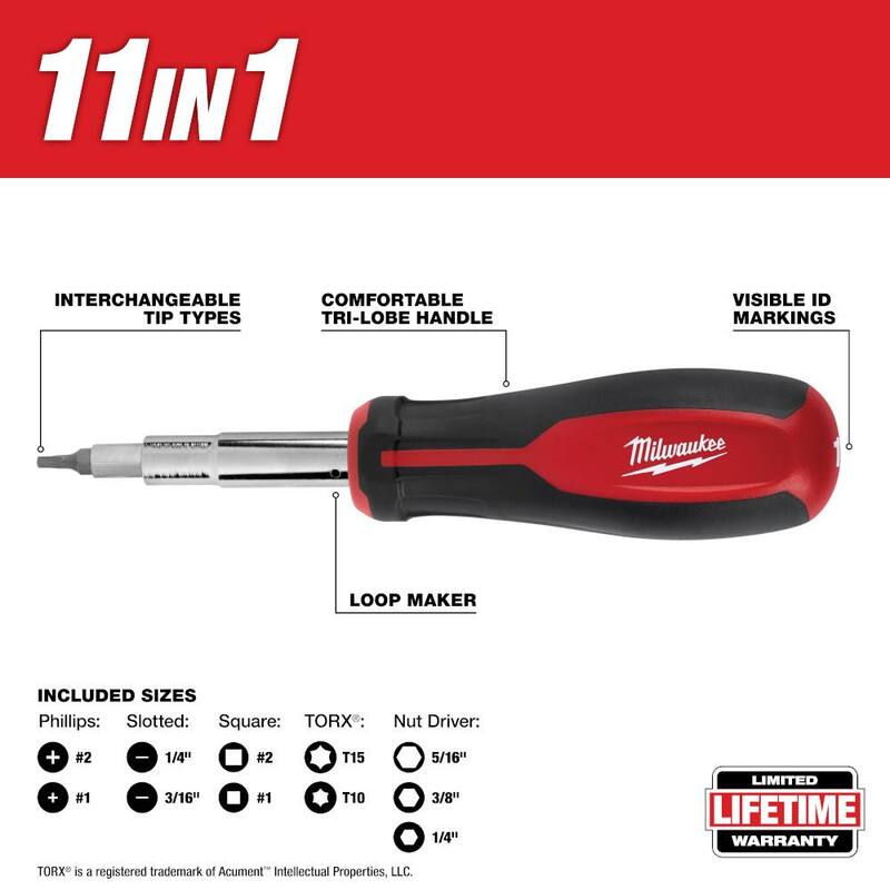 11-in-1 Multi-Tip Screwdriver H3786