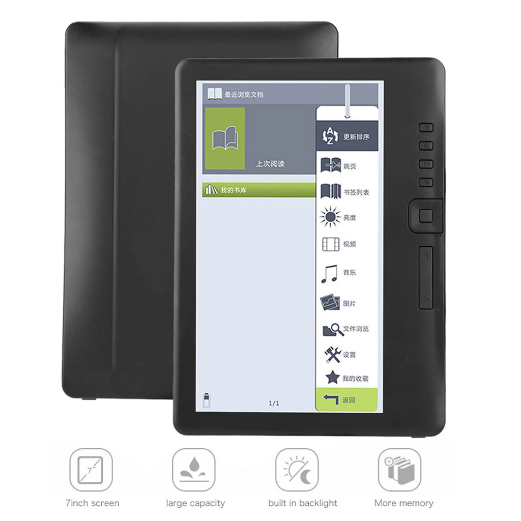 Portable 7inch E-book Reader Colorful Screen A79802