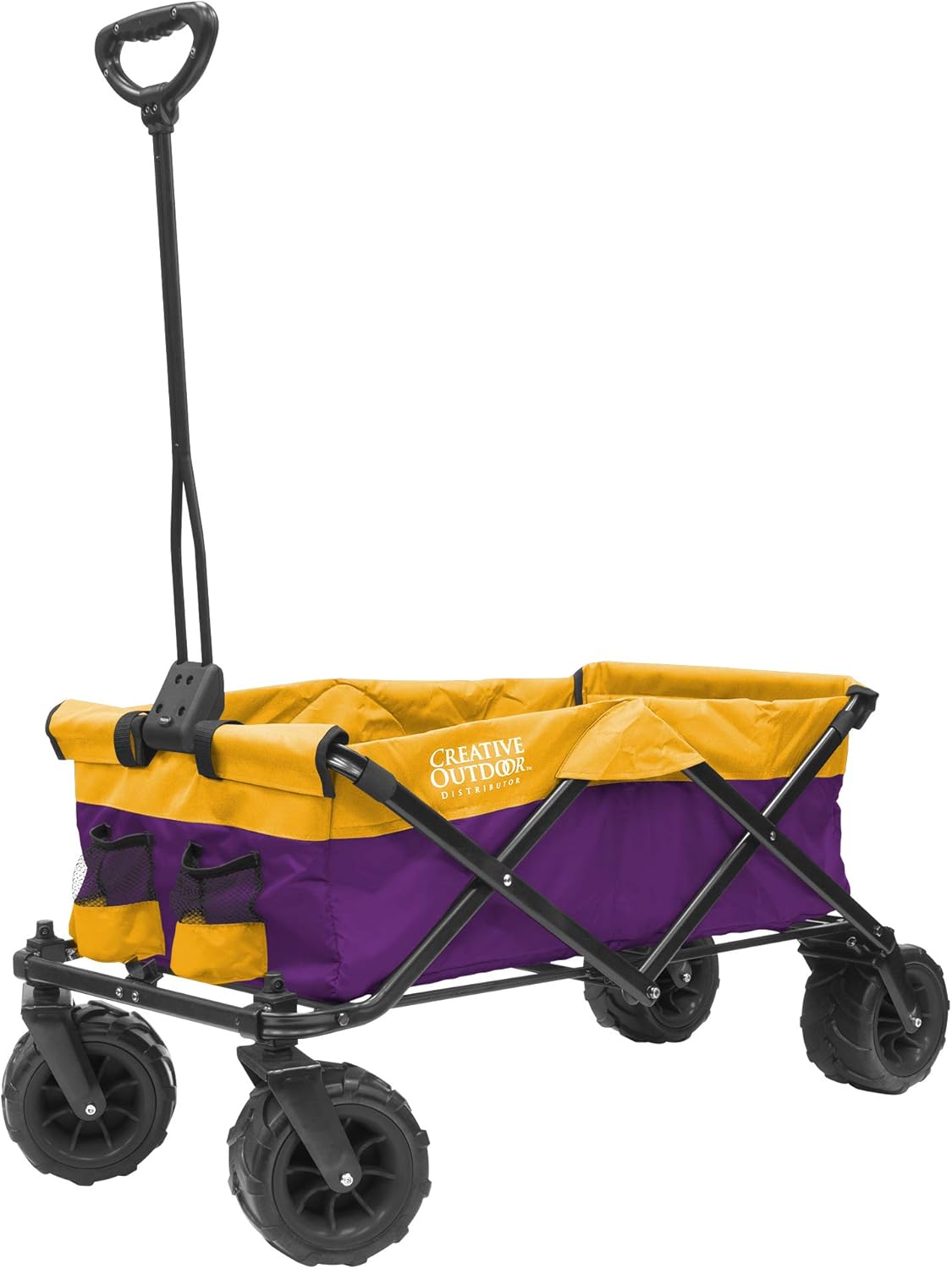 Red Collapsible Folding Wagon Cart V5243