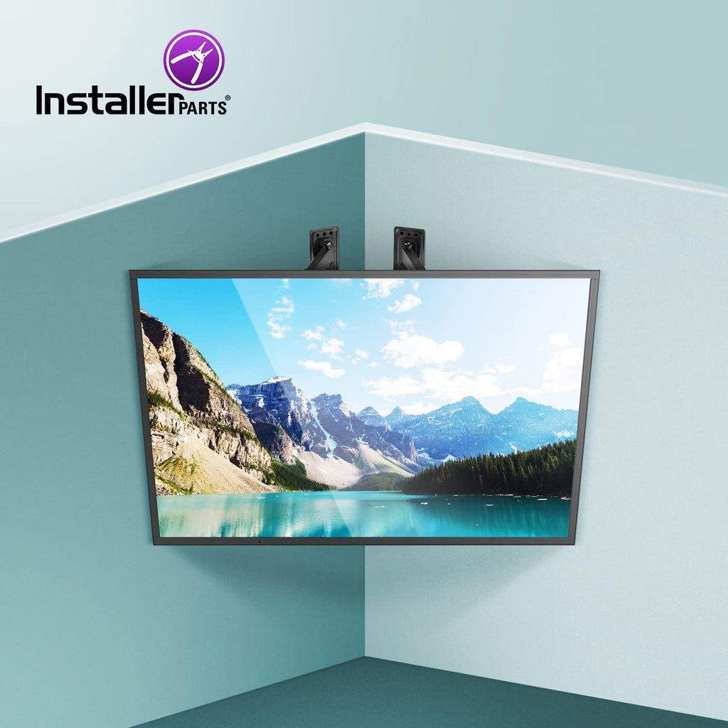 TV Corner Mount with Dual Extension Arm, Heavy Duty LCD LED TV Monitor M840