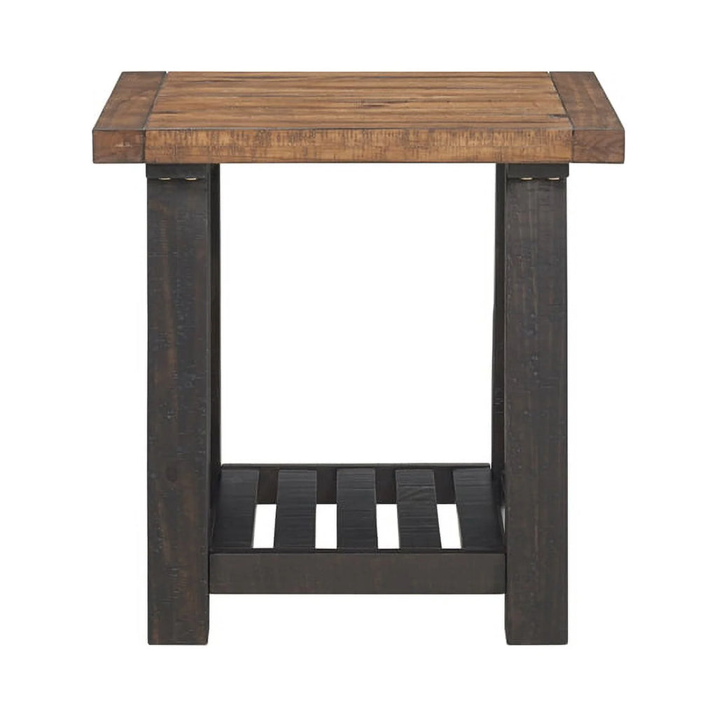 Black Solid Wood End Table Set of 2 H278837