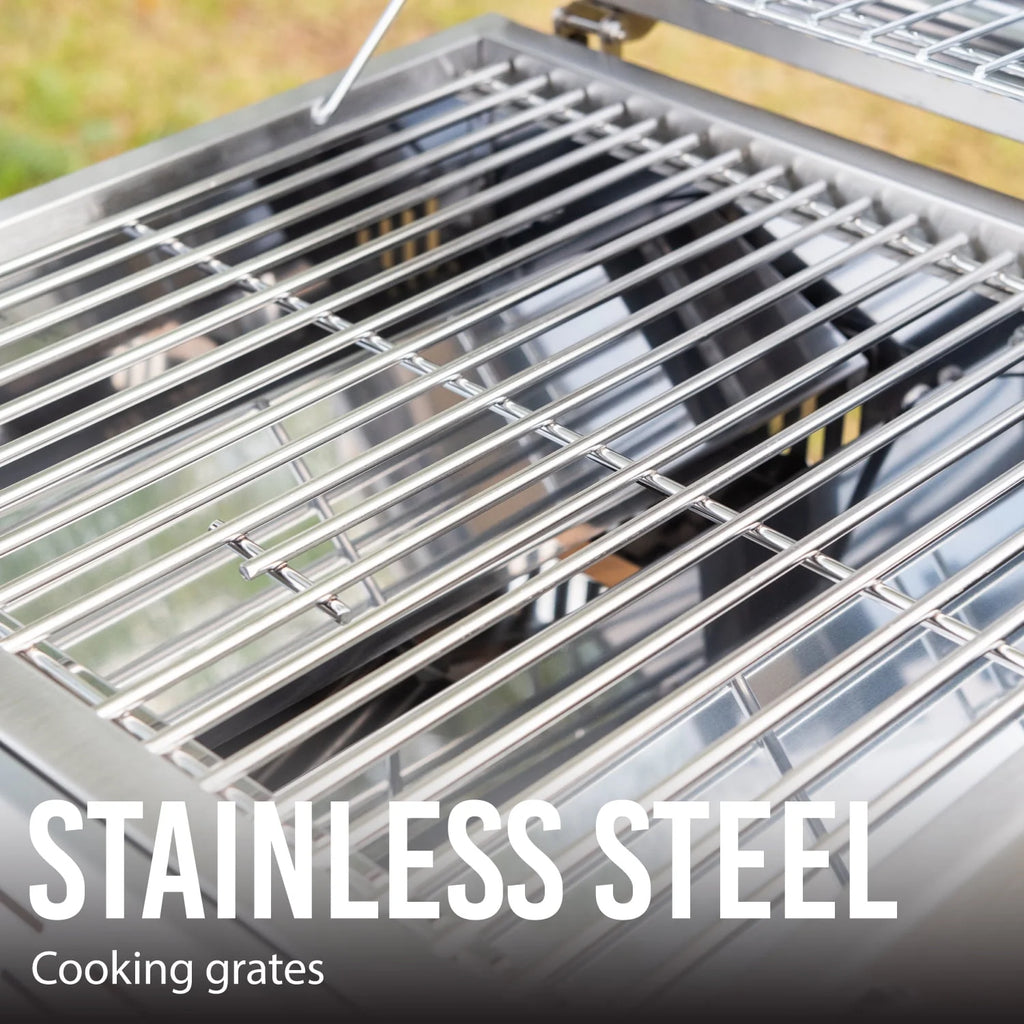 2 Burner Stainless Steel Propane Gas Grill Z115615