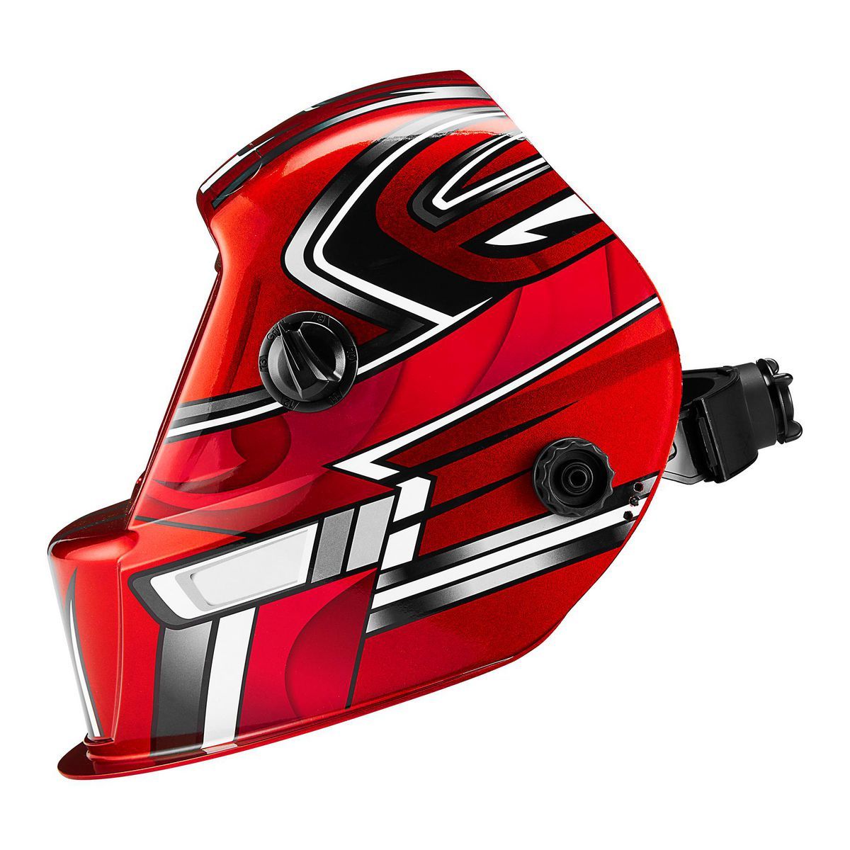 Red Auto-Darkening Welding Helmet D258378