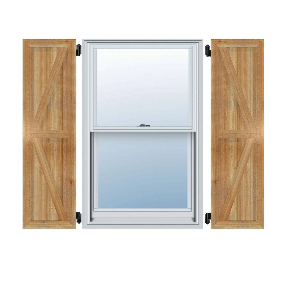 Framed Board and Batten Shutters with Z-Bar P151645