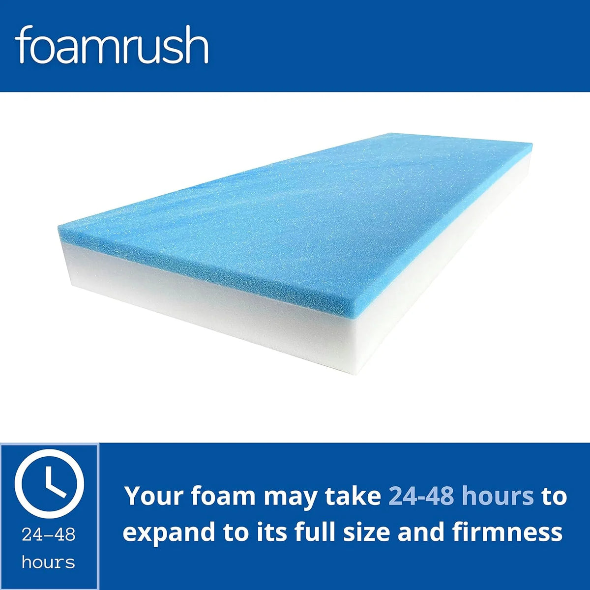 Cool Gel Memory Foam Bench Cushion Replacement Medium Firm F374908