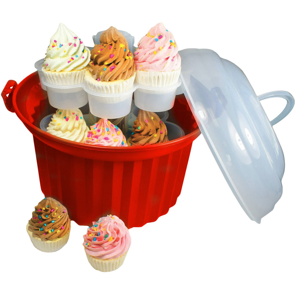 Red Cupcake Carousel C61215