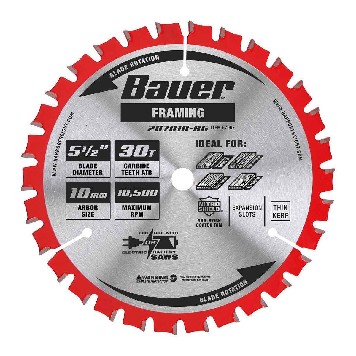 5-1/2 in. 30T Framing Circular Saw Blade A6995