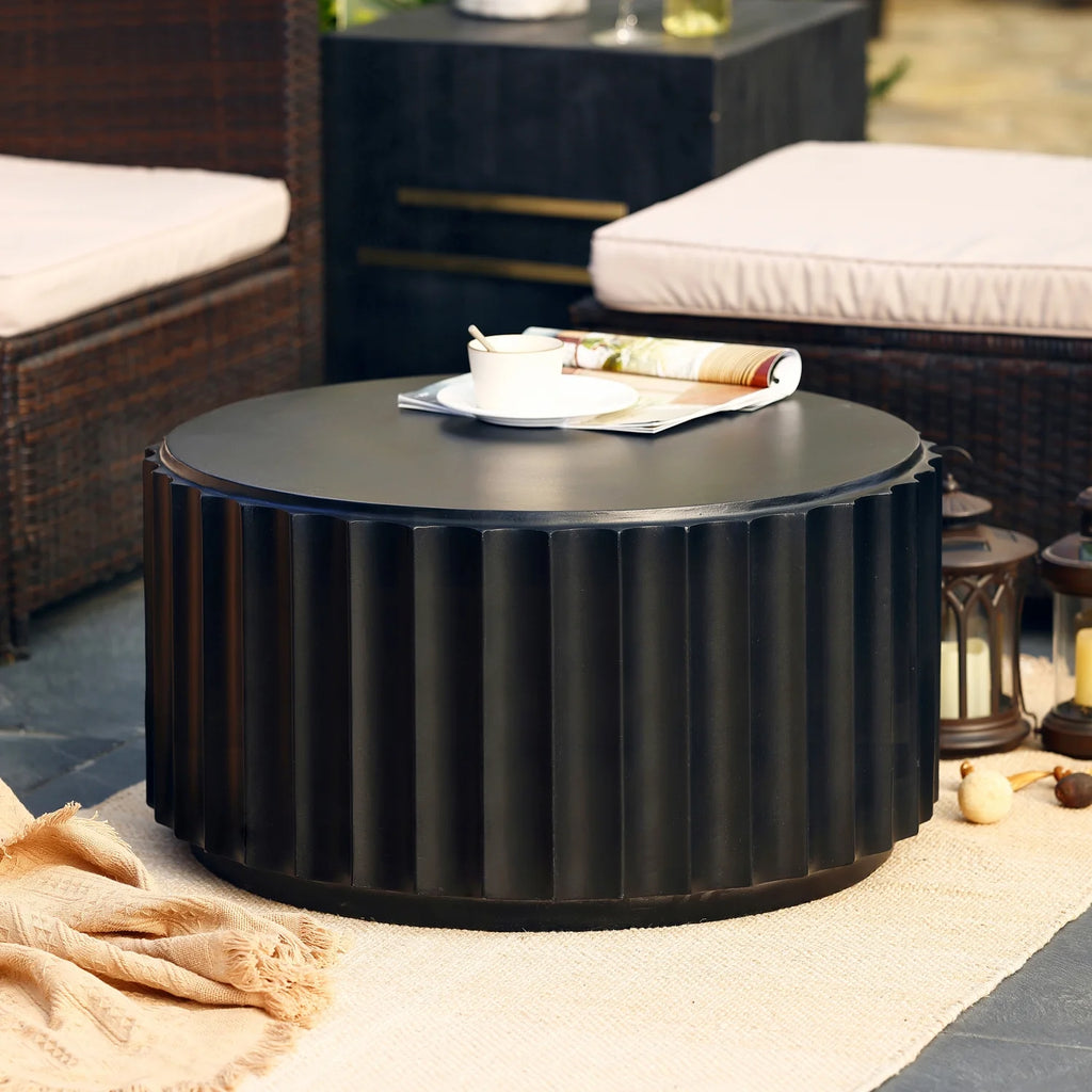 Black Round Coffee Table S867475