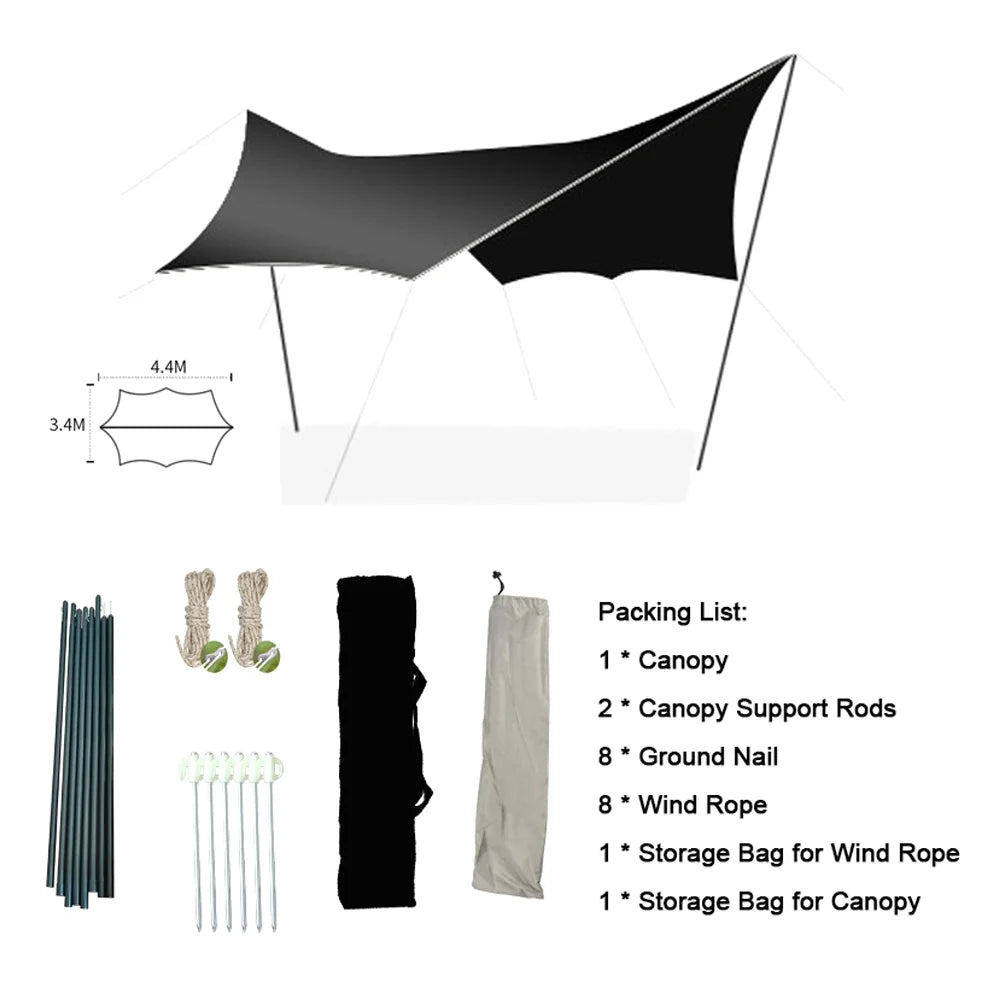 Waterproof Butterfly Type Tent Canopy Oxford Cloth D228066