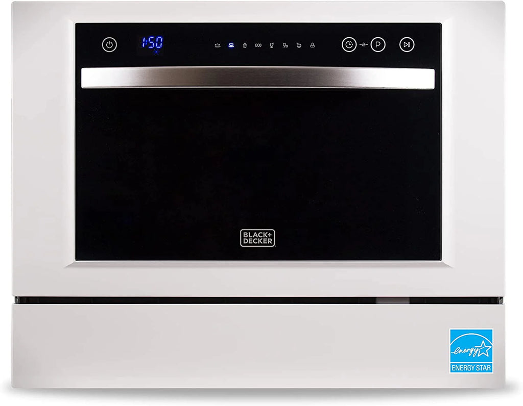 Compact Countertop Dishwasher, 6 Place Settings, White Z346855