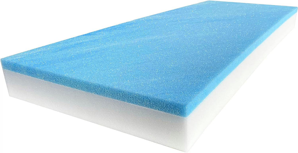 Cool Gel Memory Foam Bench Cushion Replacement Medium Firm F374908