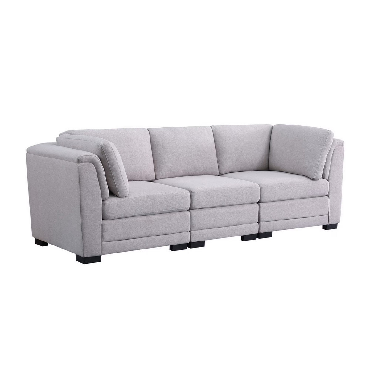 Gray 96 Inch 3 Seater Modular Sofa F3763
